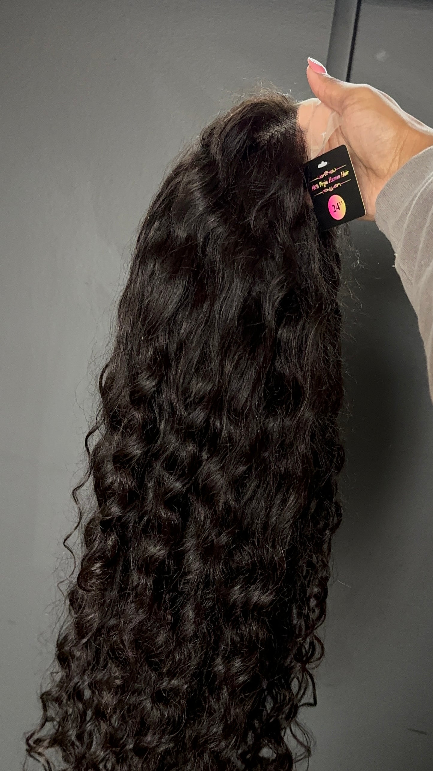 24” Loose wave Closure Wig