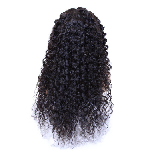 4x4 Italian Curly Closure Wig
